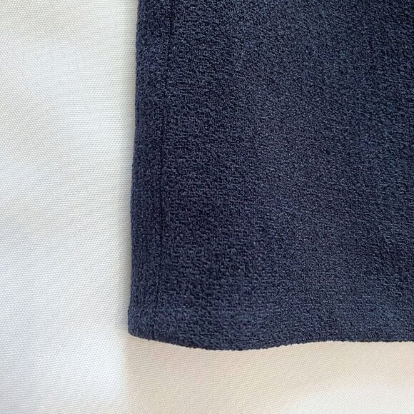 DRESS THE POPULATION EMMA NAVY SPAGHETTI STRAP SHEATH FORMAL DRESS - S - Picture 8 of 9